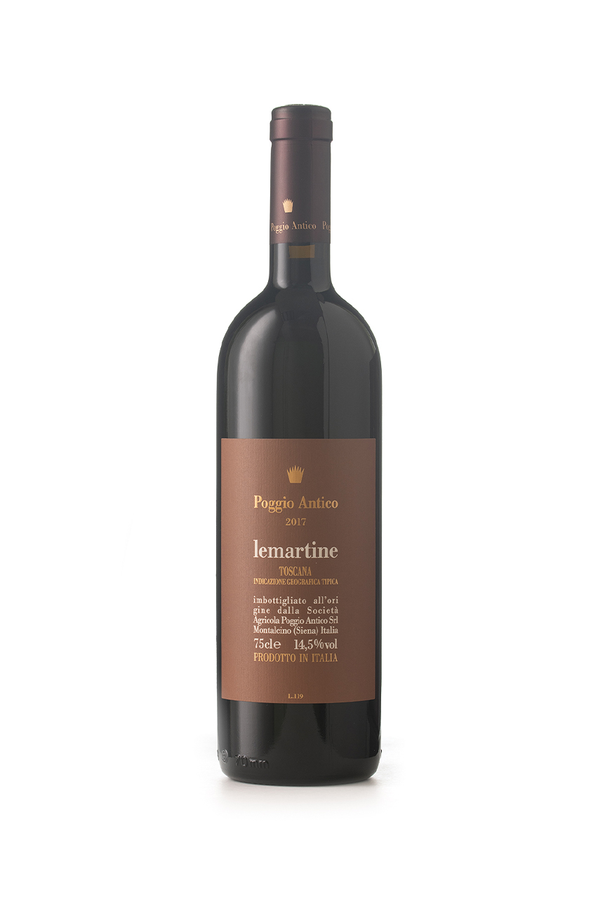 Вино Поджио Антико  Лемартине Тоскана, IGT, красное, сухое, 0.75л